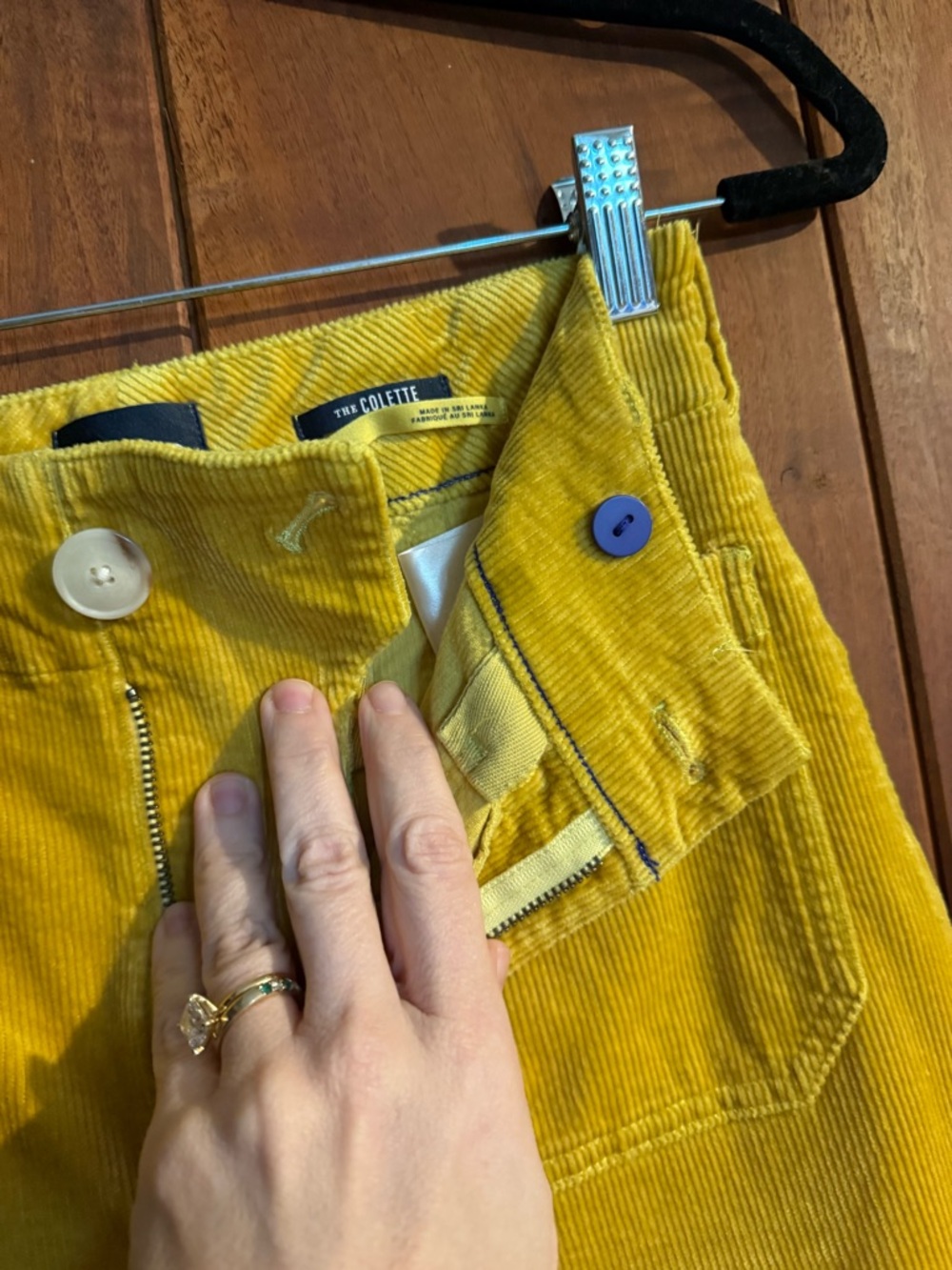 Anthropologie Maeve Colette Cropped Cord Pant - Picture 2 of 6